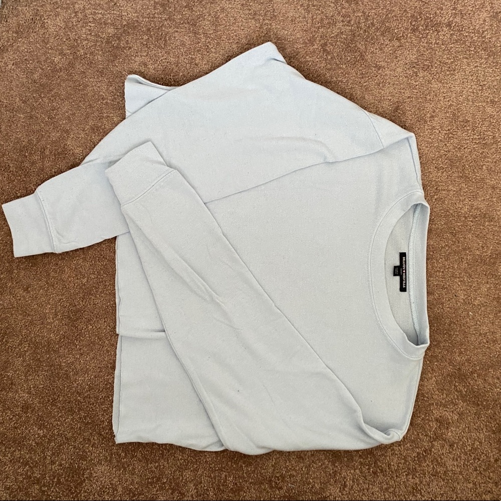 Brandy Melville baby blue cropped sweater